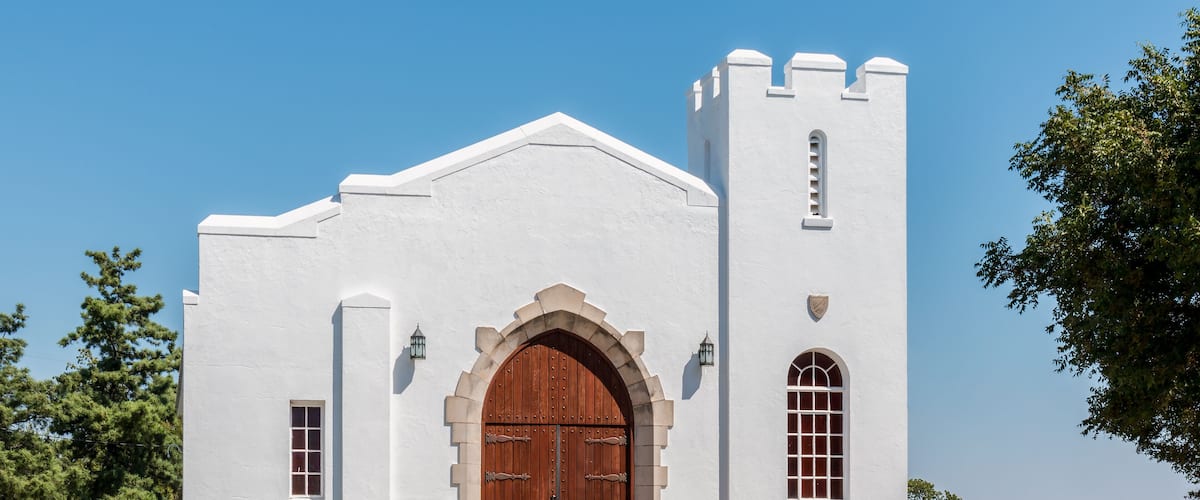 Chapel at Fort Reno in El Reno Oklahoma.; Shutterstock ID 317570648