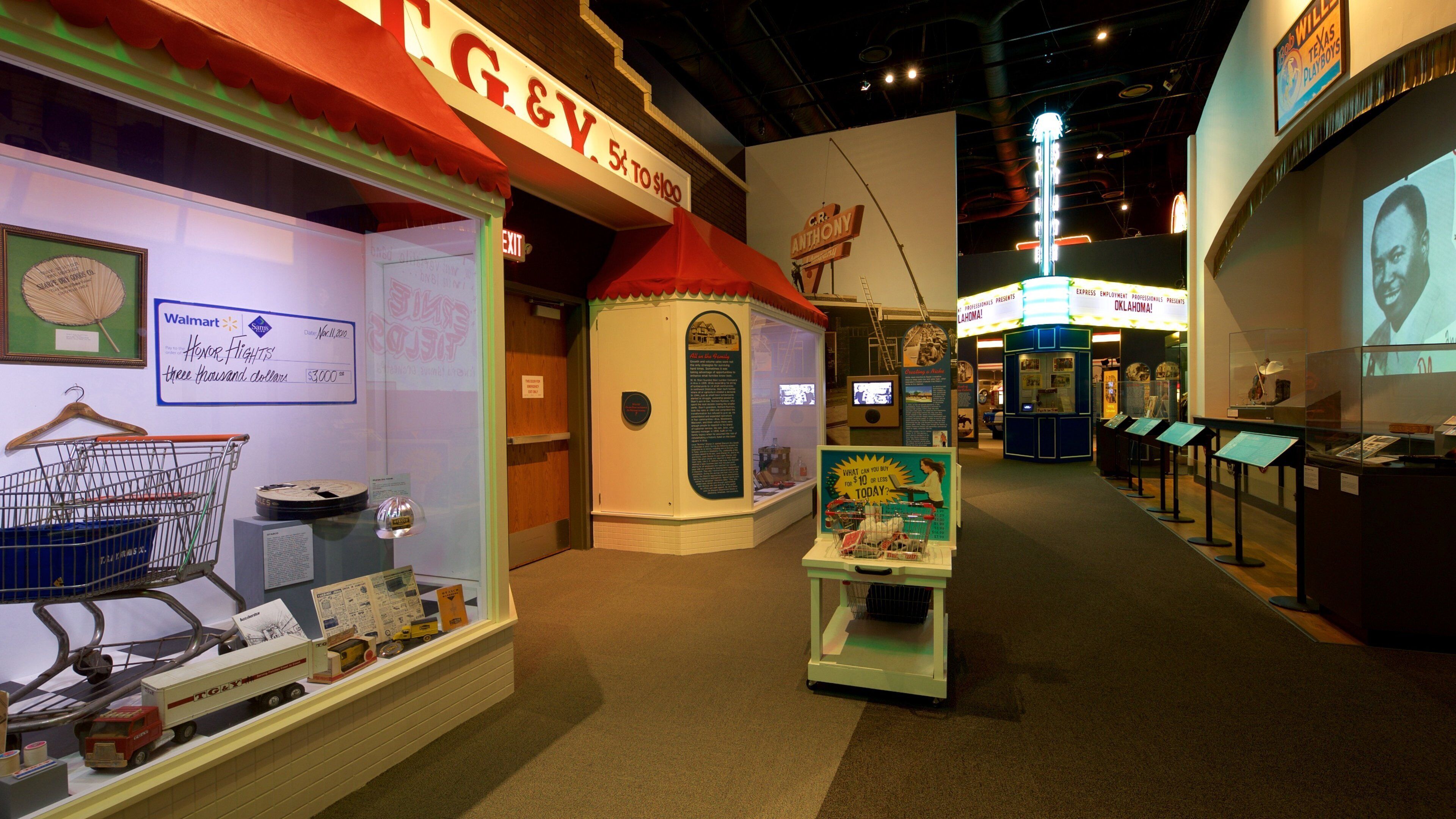 Oklahoma History Center showing interior views