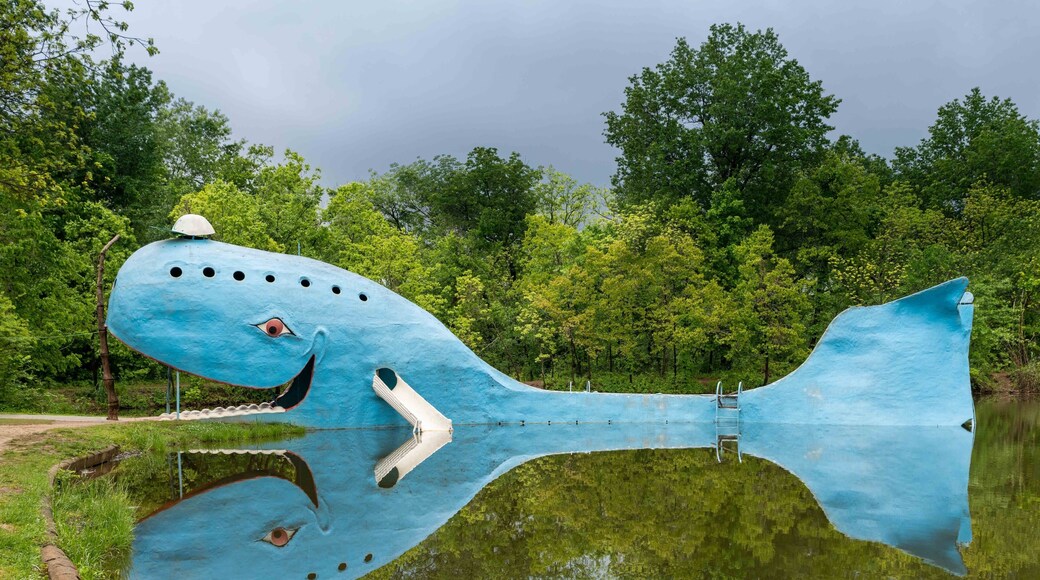 Route 66 - Catoosa, OK: Route 66 roadside attraction completed in 1972 as a swimming hole.