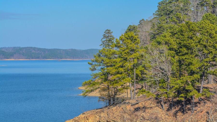 Broken Bow Lake at Beavers Bend State Park in Broken Bow, Oklahoma