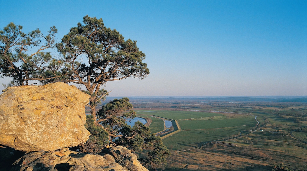 View from Petit Jean Mountain of surrounding countryside, Petit Jean State Park, Arkansas, USA