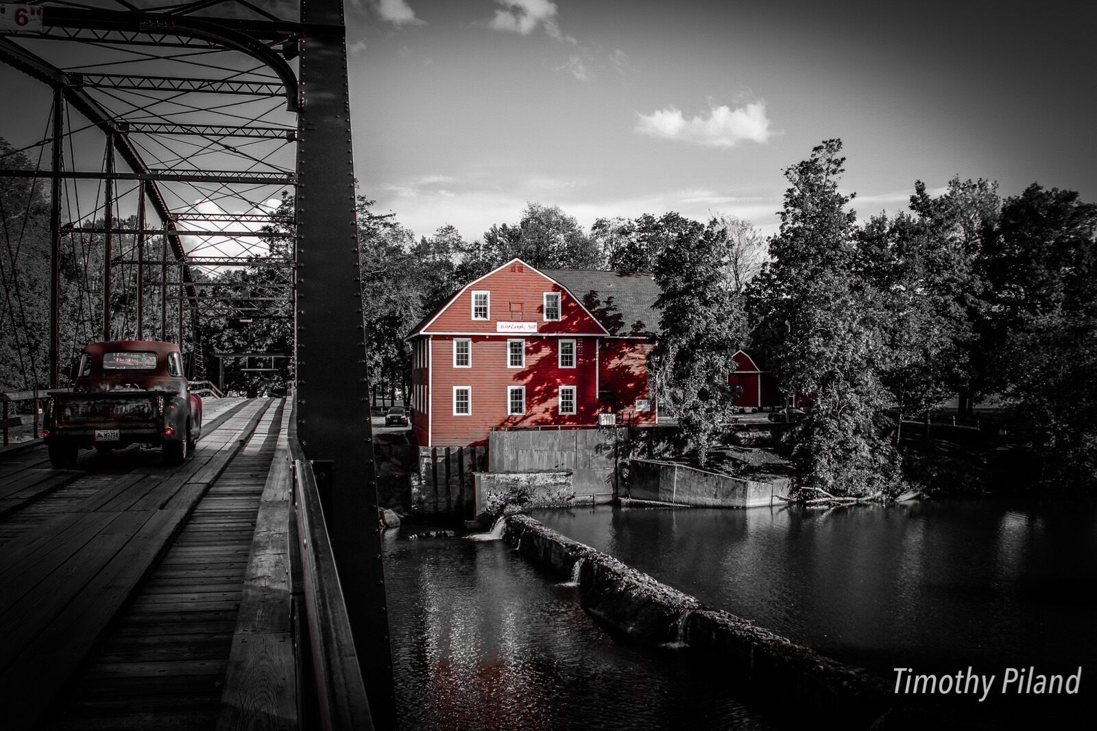 War Eagle Mill is a working gristmill in Benton County, Arkansas. A mill has been located on the site as early as 1832, but was destroyed three times, and last rebuilt in 1973. The mill currently operates as an undershot gristmill, and houses a store and restaurant. The mill is located approximately 10 miles east of the city of Rogers in War Eagle, Arkansas.
What a beautiful spot. I was driving home from Dallas through Arkansas, the long way home really, just to see this mill. Got super lucky and snapped this shot as the classic truck ambled by across the historic bridge...
#LIFEATEXPEDIA #WATERMILL #WAREAGLE #IHEARTTHEOZARKS