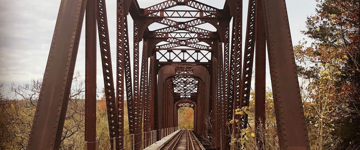 Train Bridge near Jacob Wolf House-Norfolk, AR #arkansas #ozarks #outsoors