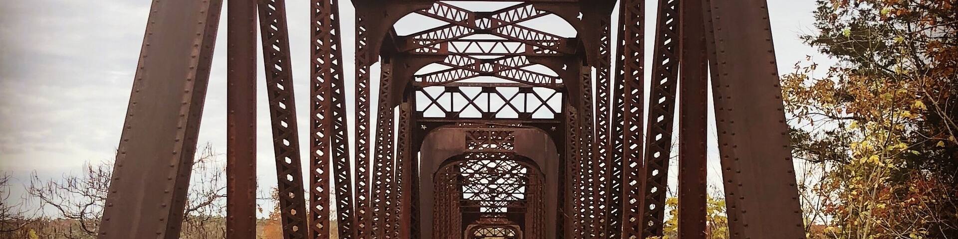Train Bridge near Jacob Wolf House-Norfolk, AR #arkansas #ozarks #outsoors