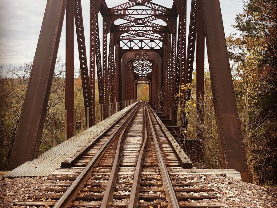 Train Bridge near Jacob Wolf House-Norfolk, AR #arkansas #ozarks #outsoors