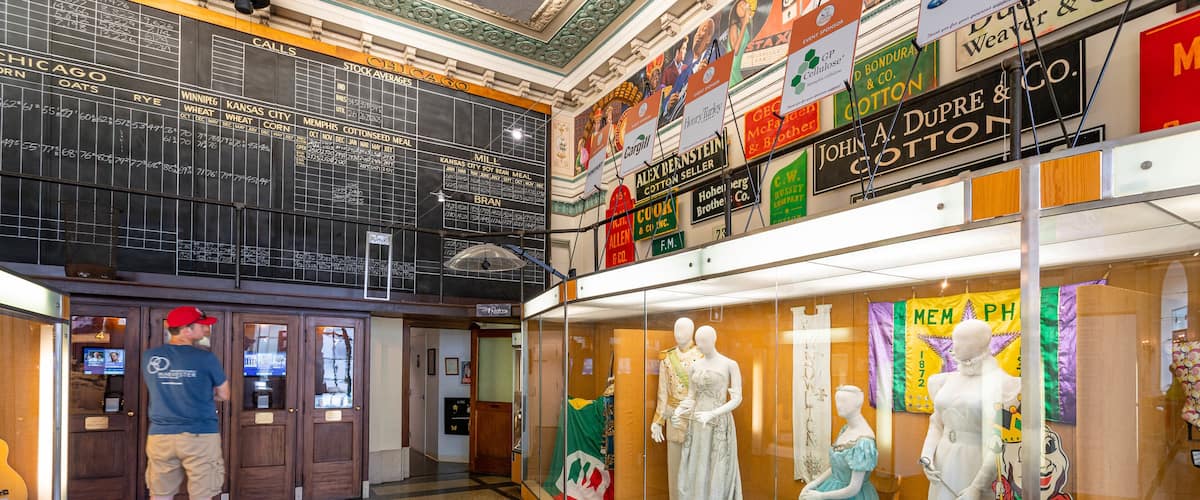 The Cotton Museum at the Memphis Cotton Exchange