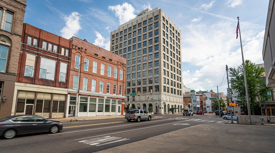 The Cotton Museum at the Memphis Cotton Exchange which includes a city