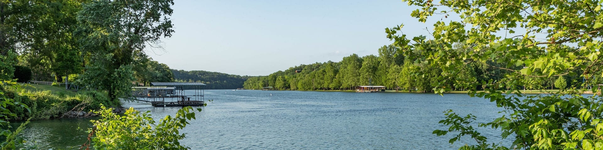 Lake Taneycomo featuring a lake or waterhole