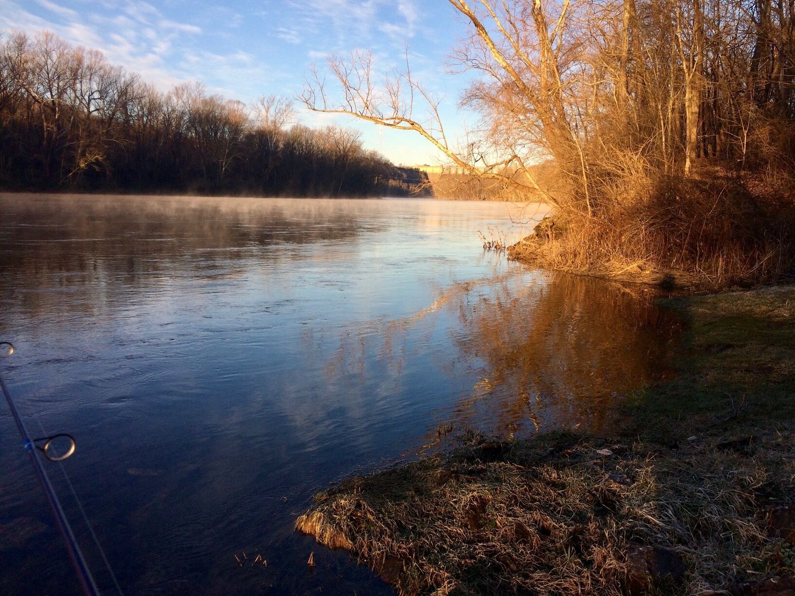 My boyfriend took this beautiful picture in the early morning hours while fishing at Lake Taneycomo.  