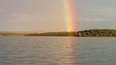 Just before sunset, and our night SCUBA dive off of Indian Point, we found the end of the rainbow... Now to dive the cove and find the pot of gold! This is Pride Month in the Ozarks 2019! #LifeAtExpedia