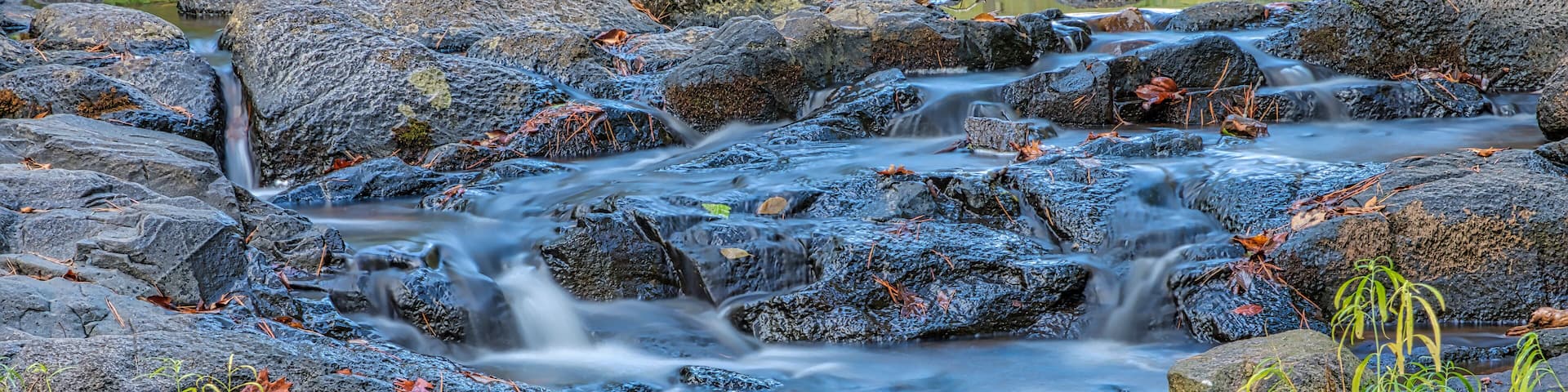 A long exposure shot of Pickle Creek in Hawn State Park, Ste. Genevieve, Missouri