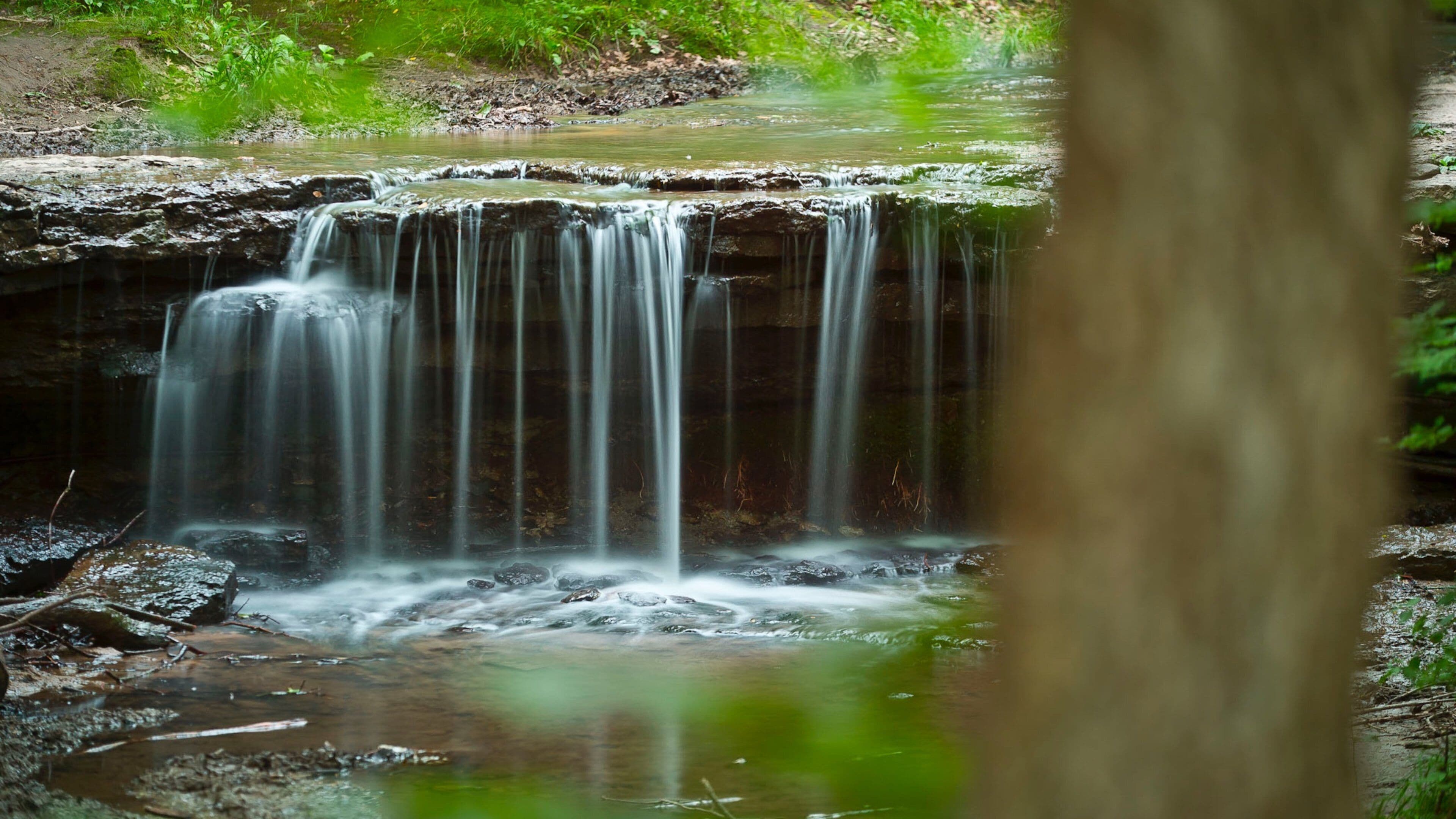 Lincoln showing a river or creek