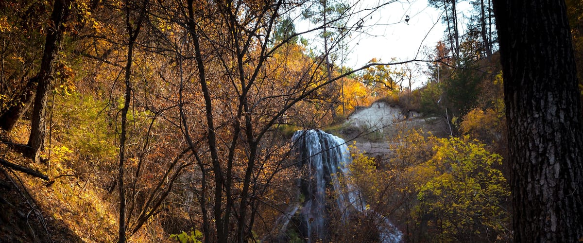 Road to Smith Falls in Nebraska