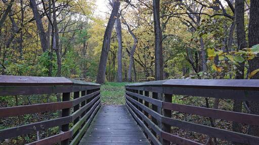 Beautiful park that runs along the Missouri River