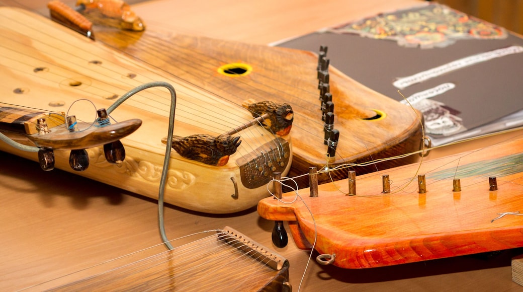 Russian musical instrument gusli