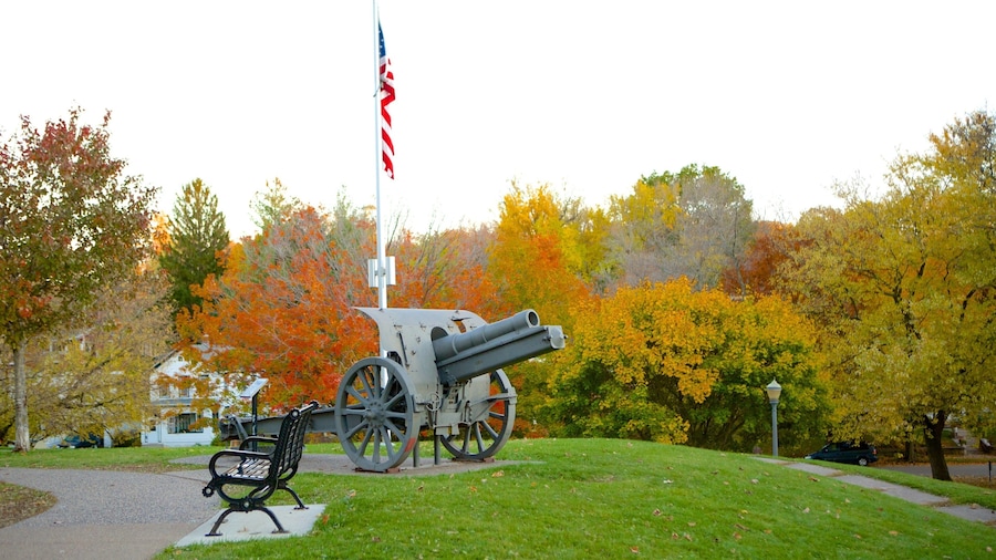 Galena mostrando esercito, parco e oggetti d\'epoca