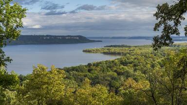Lake Pepin & Mississippi River Scenic View