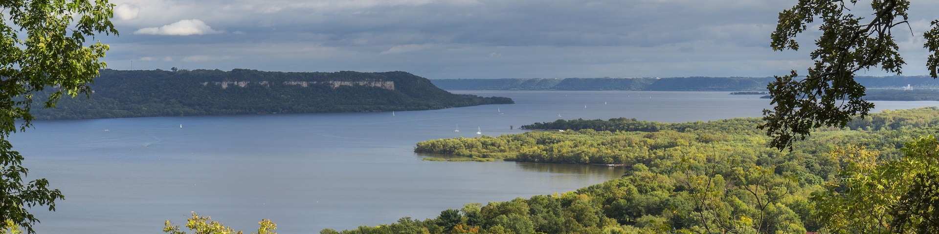 Lake Pepin & Mississippi River Scenic View