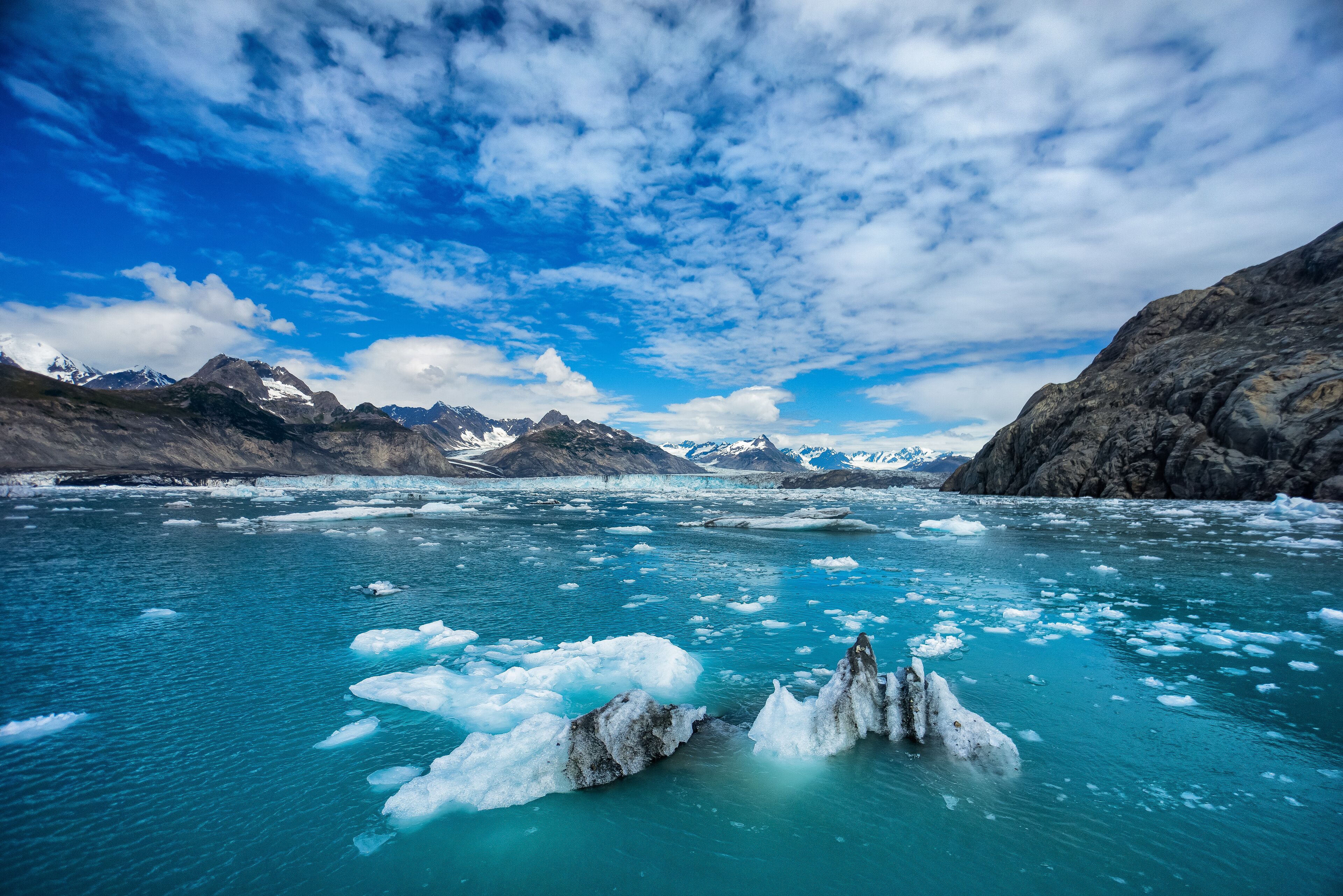 Arriving at the Columbia Glacier