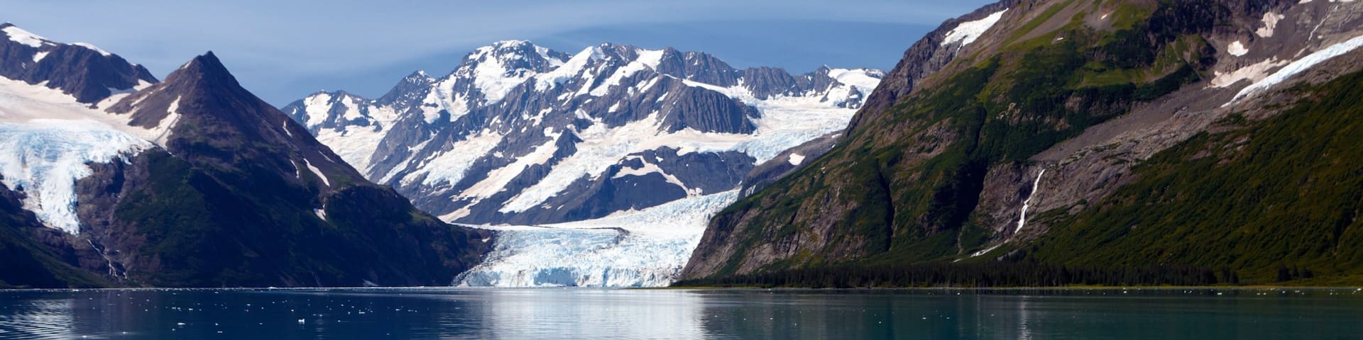 Kenai Peninsula which includes a bay or harbor and mountains