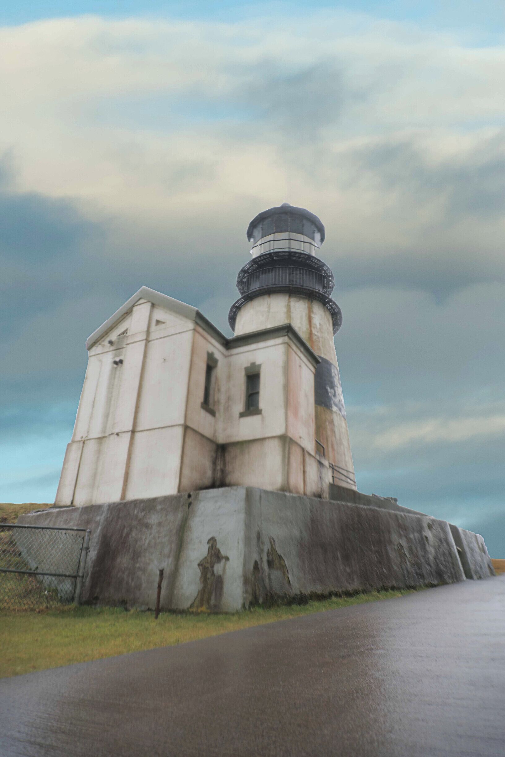 Cape Disappointment Light House is located on the mouth of the Columbia River. It is accessible to the public from the Lewis and Clark Interpretive Center by foot only. Approximately a kilometer  hike from the parking lot that offers spectacular views of the mouth of the Columbia and the Pacific Ocean. It is near this point that Lewis and Clark first viewed the Pacific Ocean on their 1805 exploration.