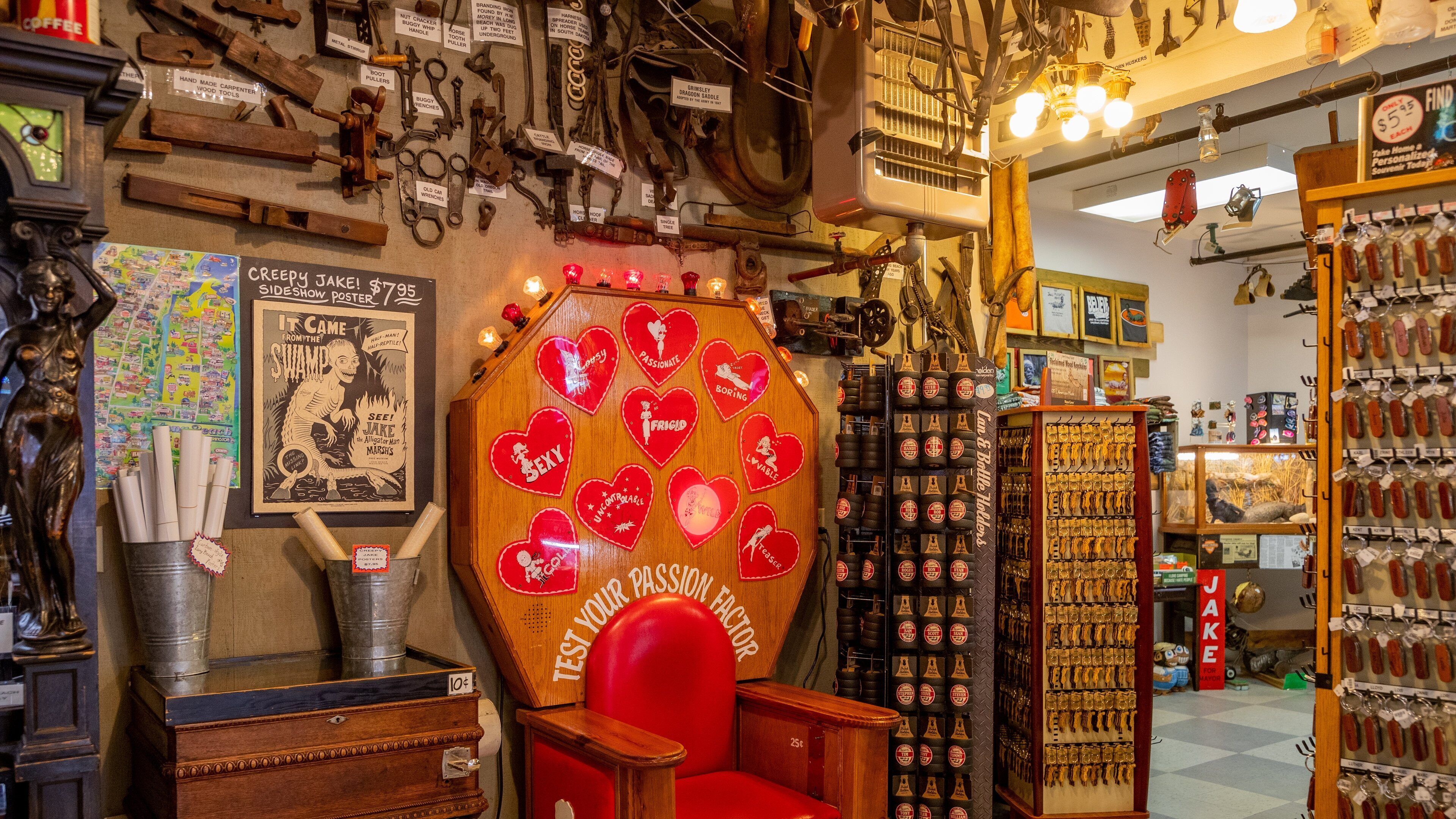 Marsh\'s Free Museum featuring heritage elements and interior views