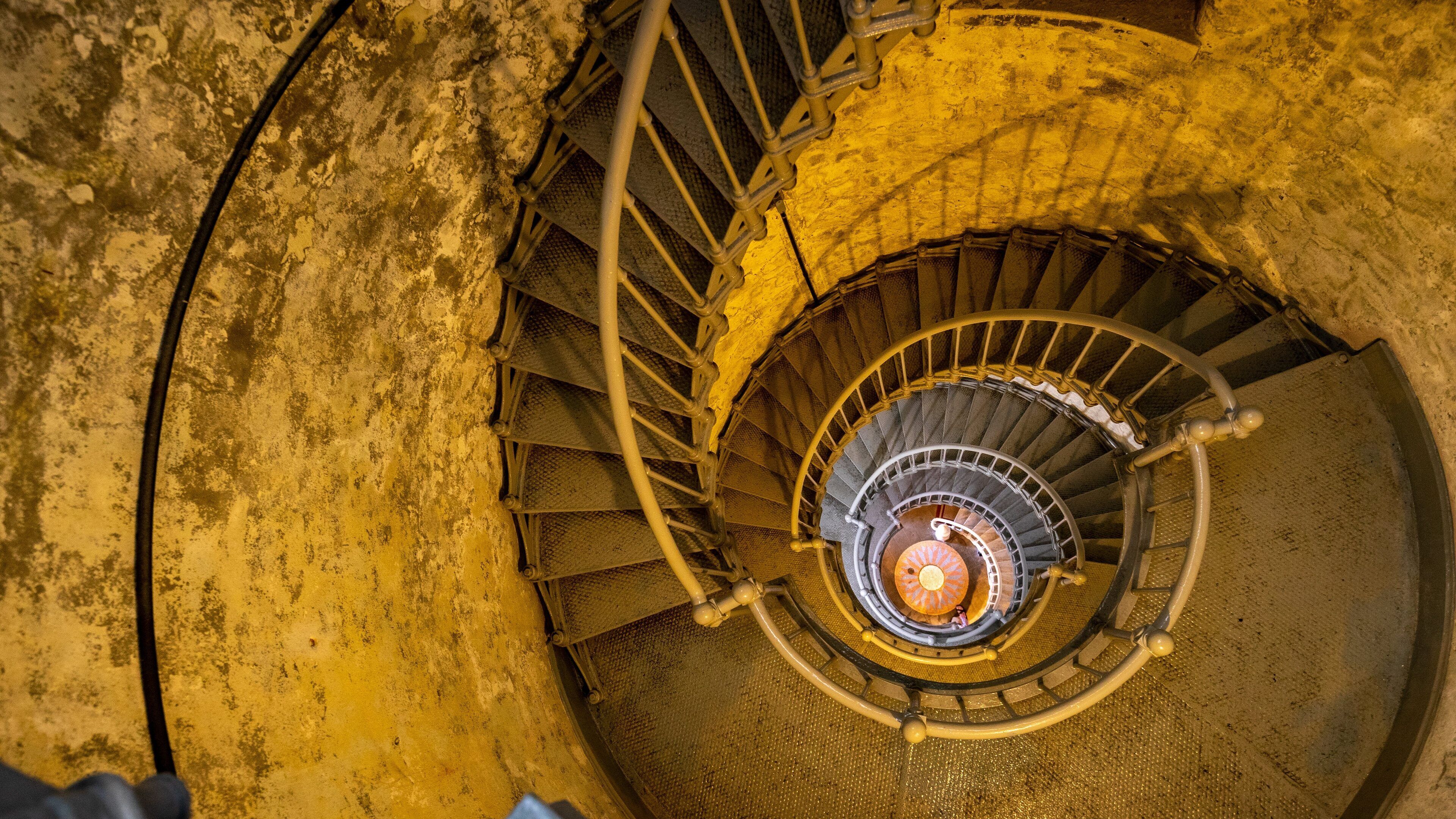 Grays Harbor Lighthouse which includes a lighthouse and interior views