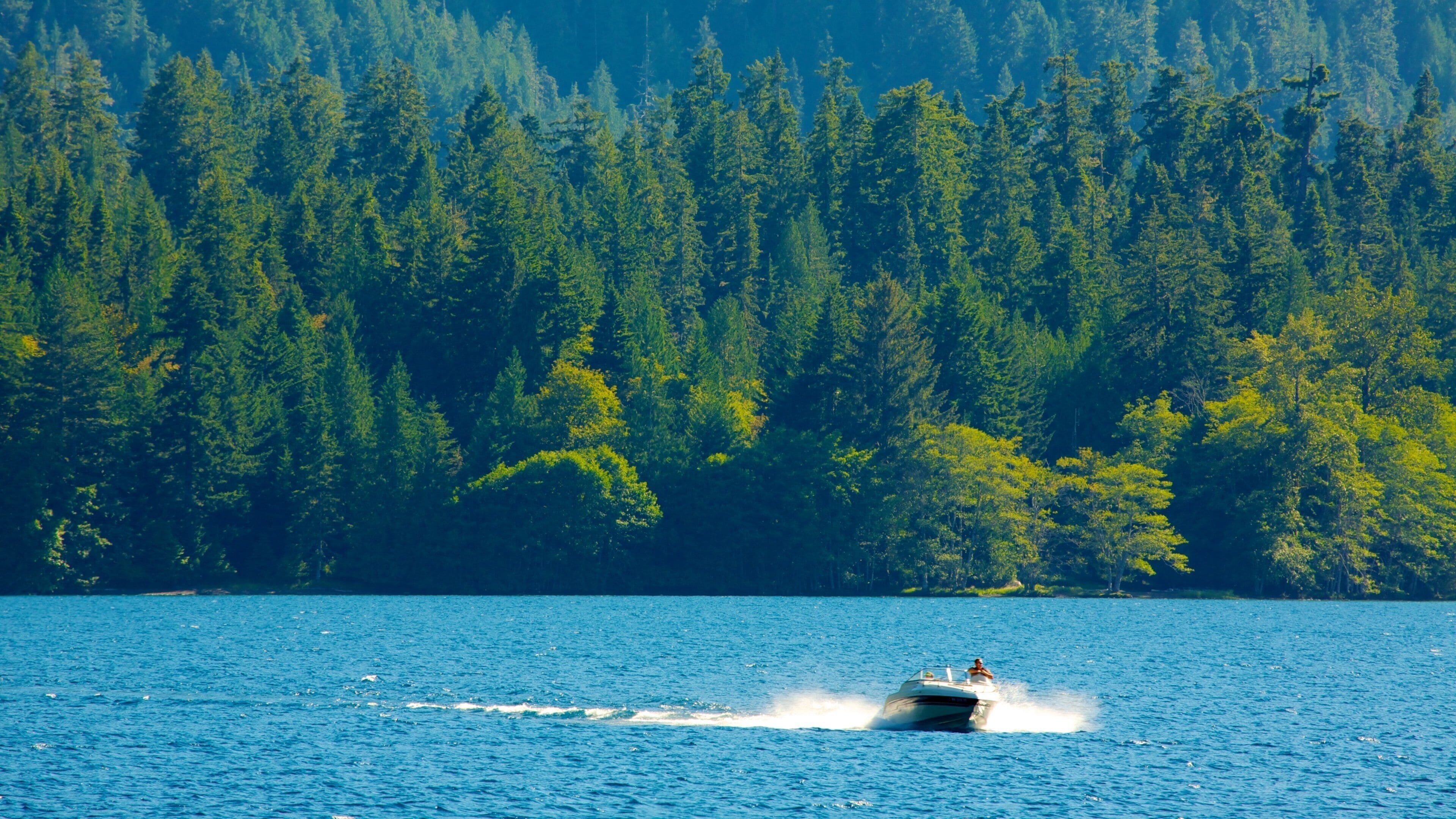 Washington featuring boating, a lake or waterhole and landscape views