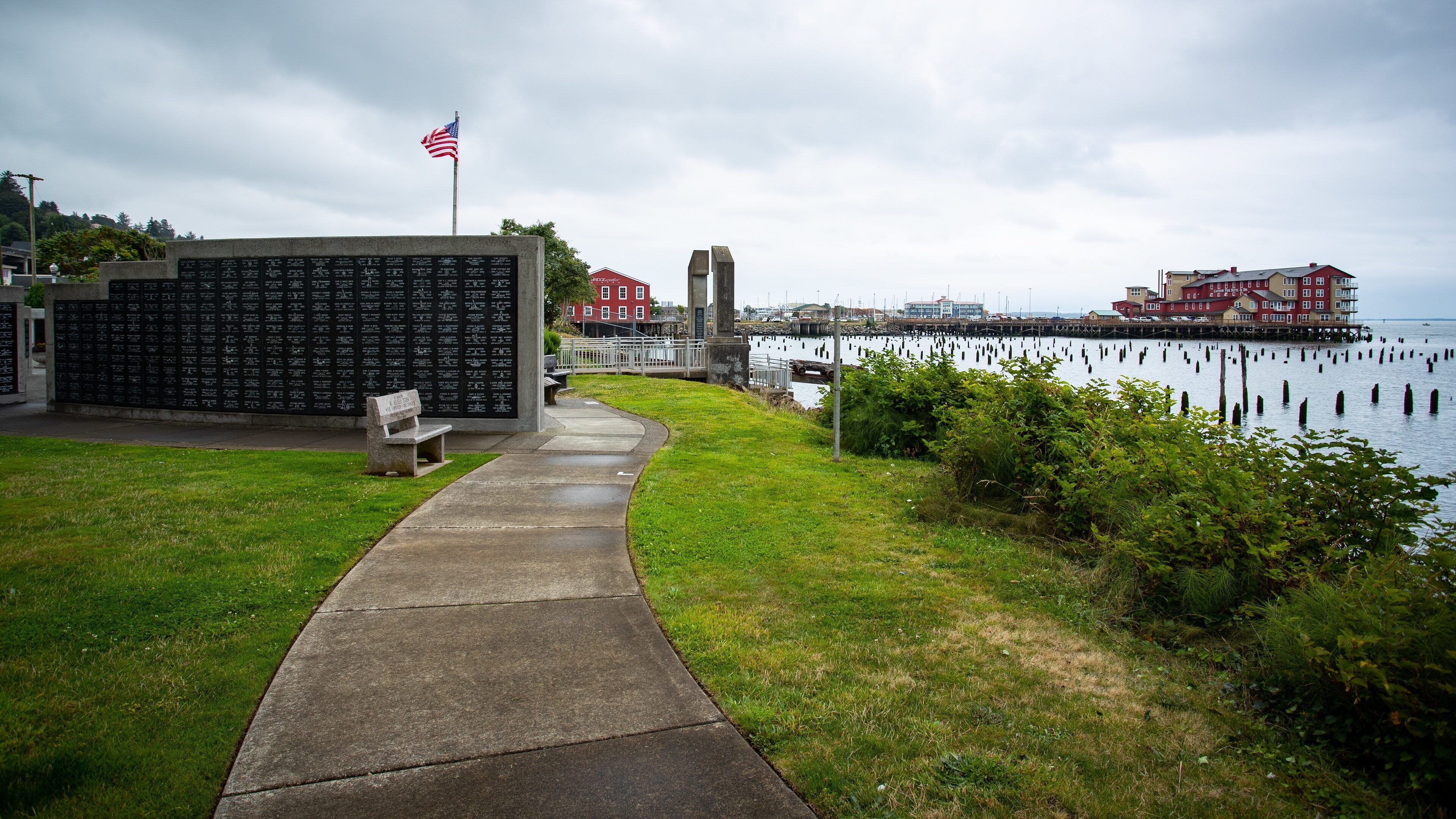 Maritime Memorial featuring a bay or harbor
