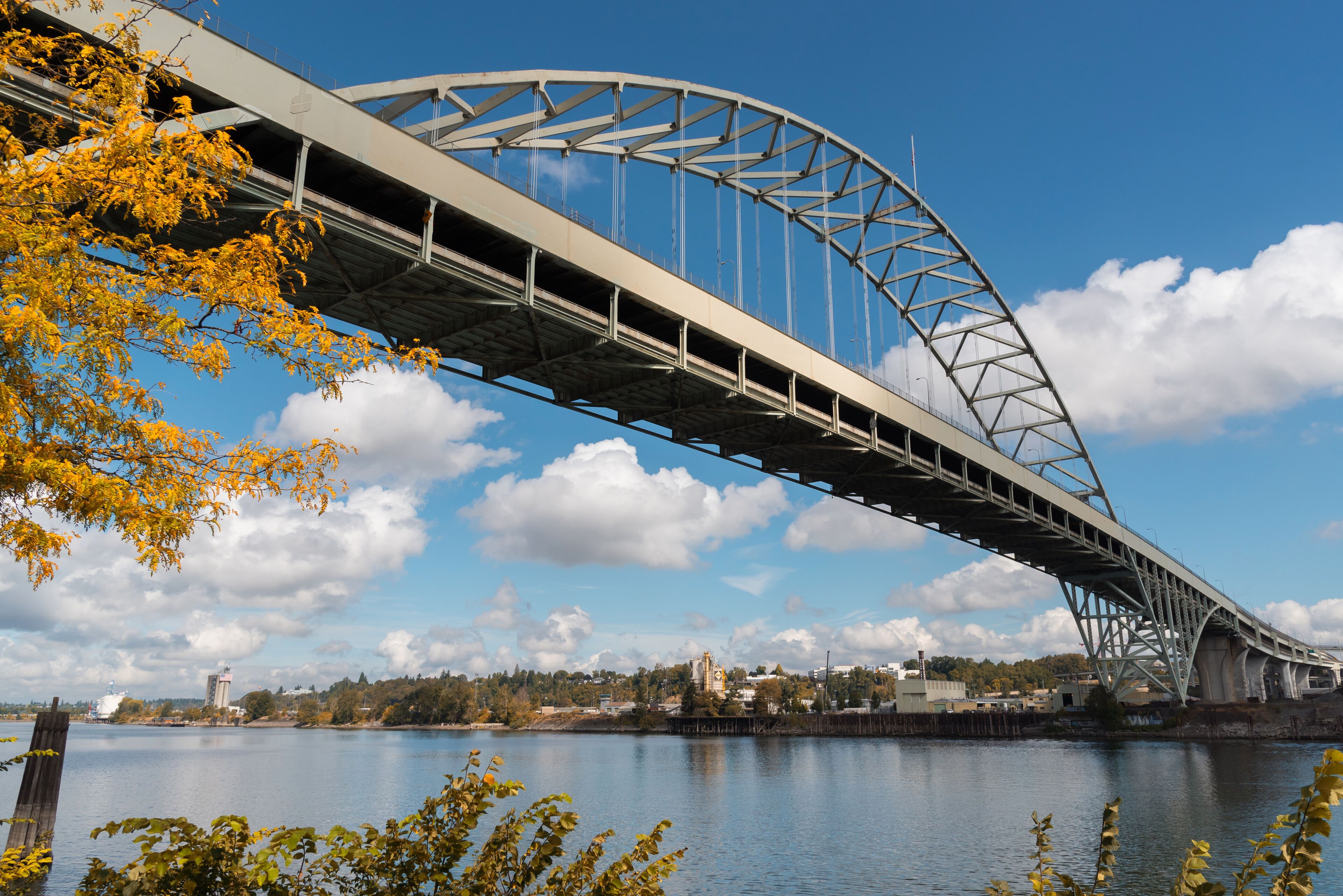 Fremont Bridge, Portland Oregon, in September