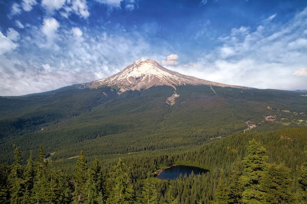 Mount Hood and Mirror Lake