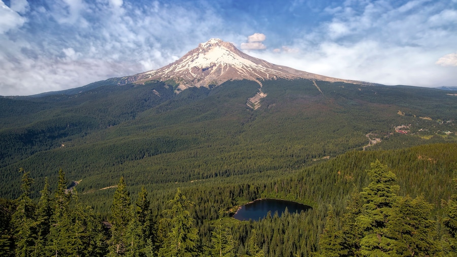 Mount Hood and Mirror Lake