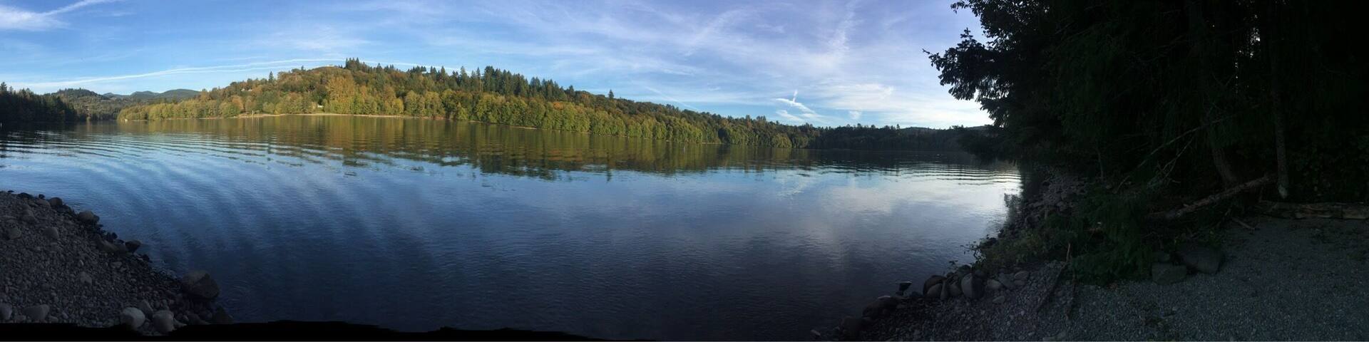 Afternoon at the lake.