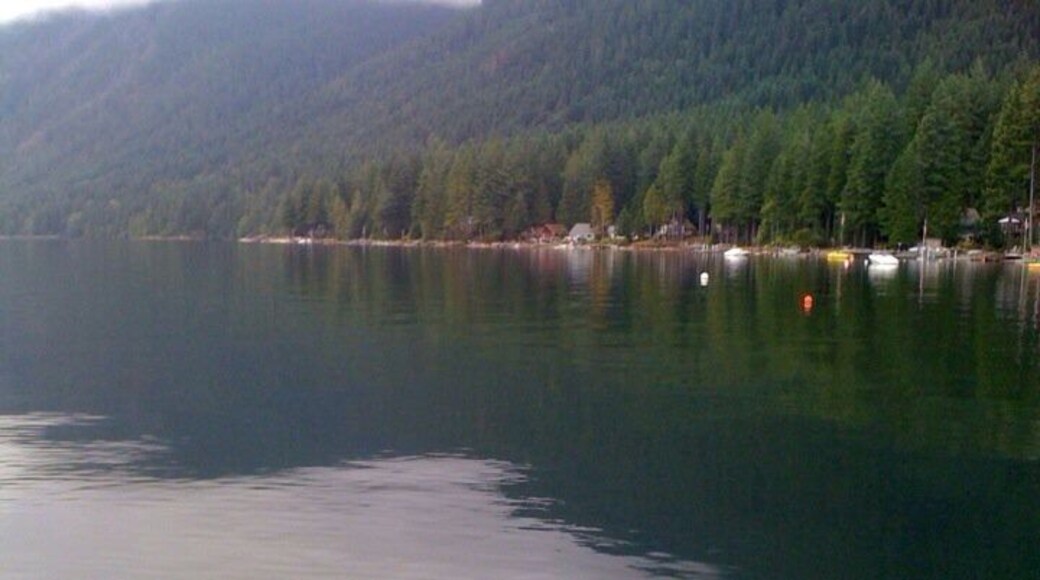 Quiet lake in Mason county