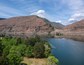 Outstanding aerial photography of picturesque Lincoln Rock State Park and beautiful Lake Entiat and Swakane Canyon in Douglas County East Wenatchee Washington State
