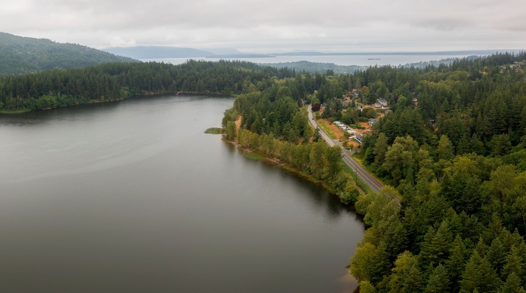 Lake Padden, Bellingham, WA. This 745-acre picturesque park provides a variety of recreational opportunities including; hiking, biking, running, paddling, swimming, horseback riding, and even golfing
