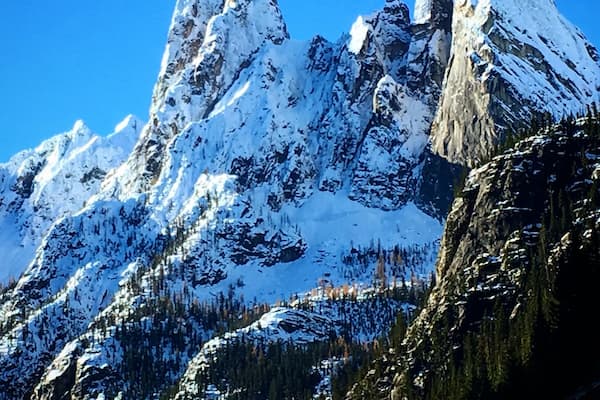 One of the most beautiful drives in Washington State! This is Liberty Bell on the North Cascades highway 20.