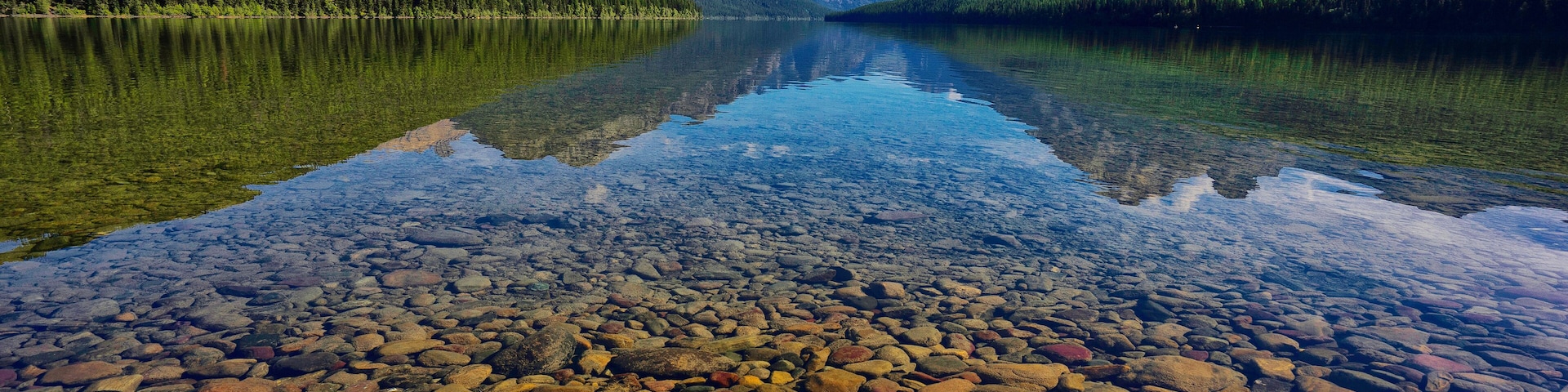 Bowman Lake in Glacier National Park