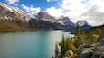 St. Mary Lake showing mountains, tranquil scenes and landscape views