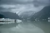 Rugged Mountains and Fog, Shakes Lake near Wrangell, Alaska