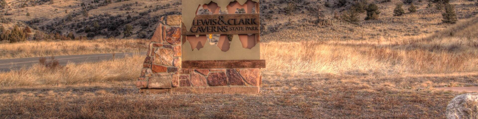 Butte which includes a park