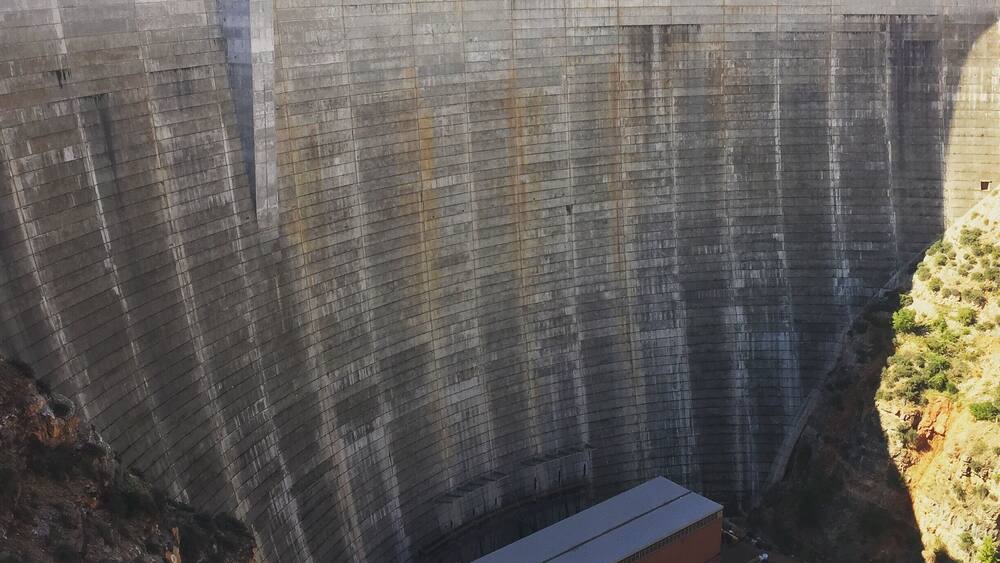 Yellowtail Dam in Fort Smith. It's the 13th largest dam is the US.