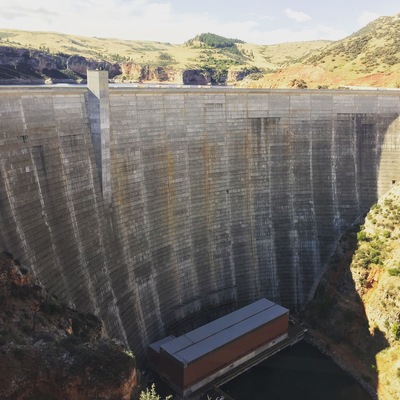 Yellowtail Dam in Fort Smith. It's the 13th largest dam is the US.