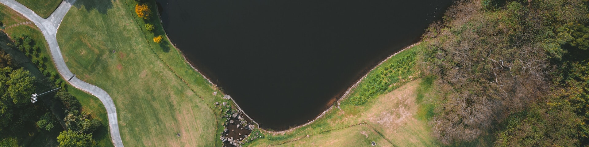 heart shape lake golf course