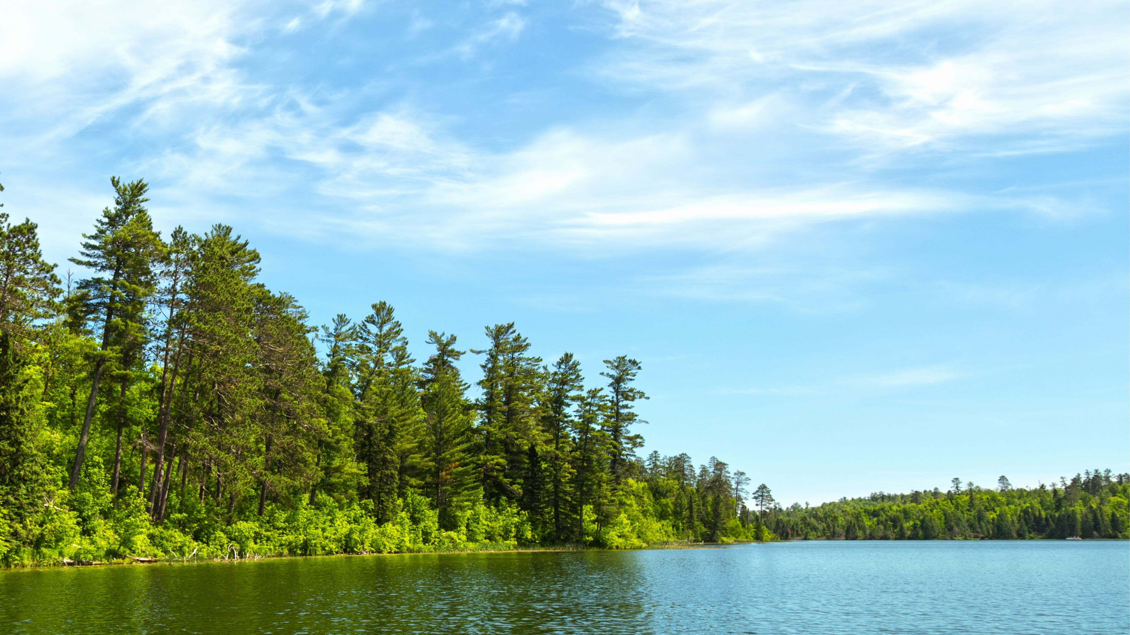 Lake Itasca at Itasca State park, Minnesota
