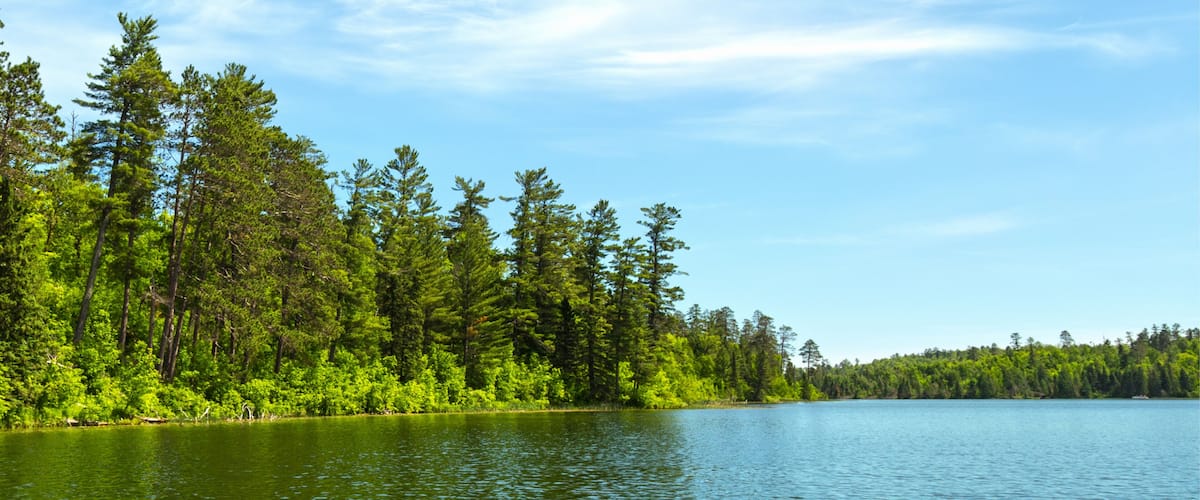 Lake Itasca at Itasca State park, Minnesota