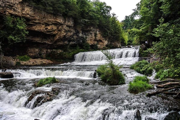 Awesome trails, lots of calories burned, and an awesome waterfall at the end!