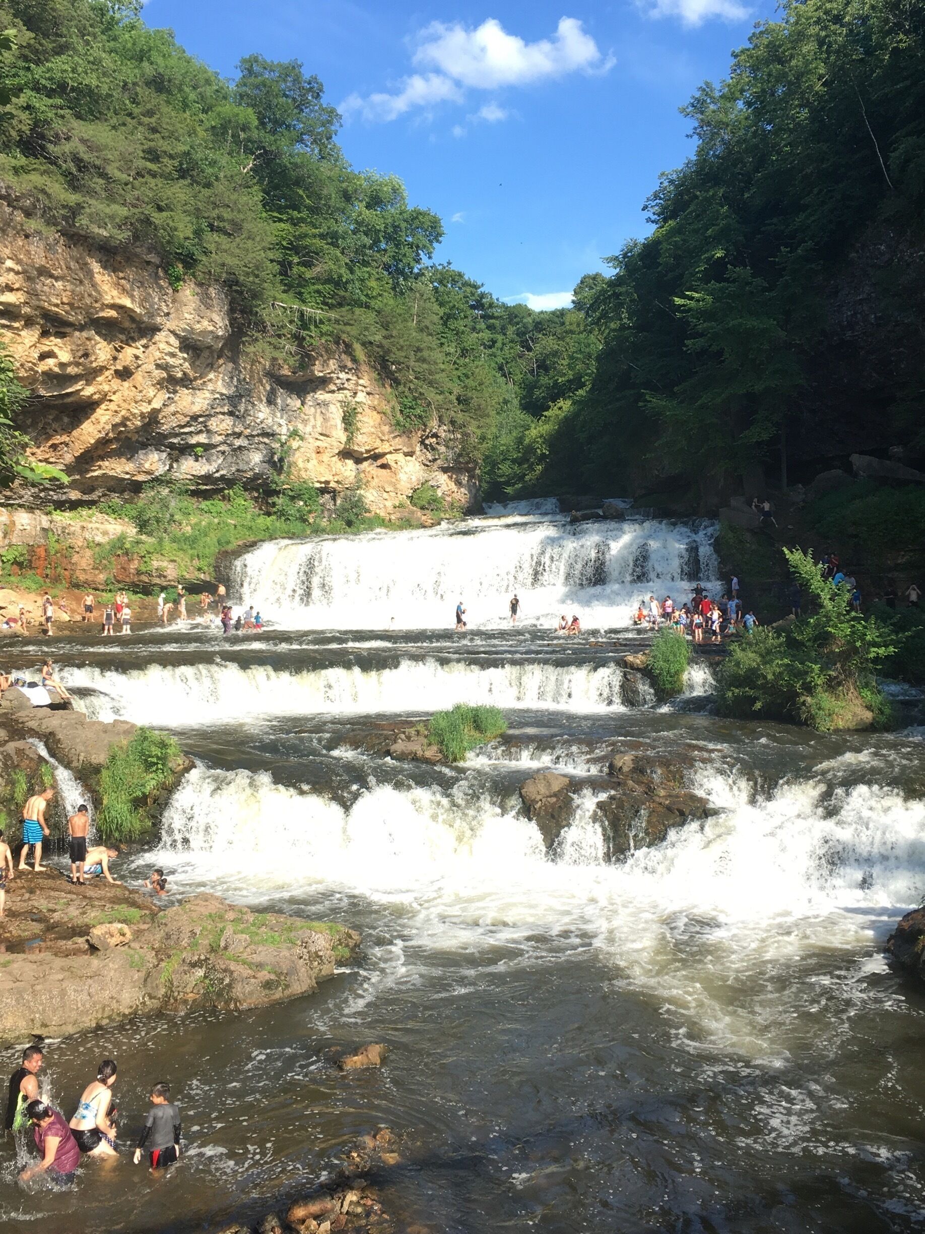 My friend took us to these waterfalls when we visited. These beauties made for an interesting and refreshing summer day. 

#River