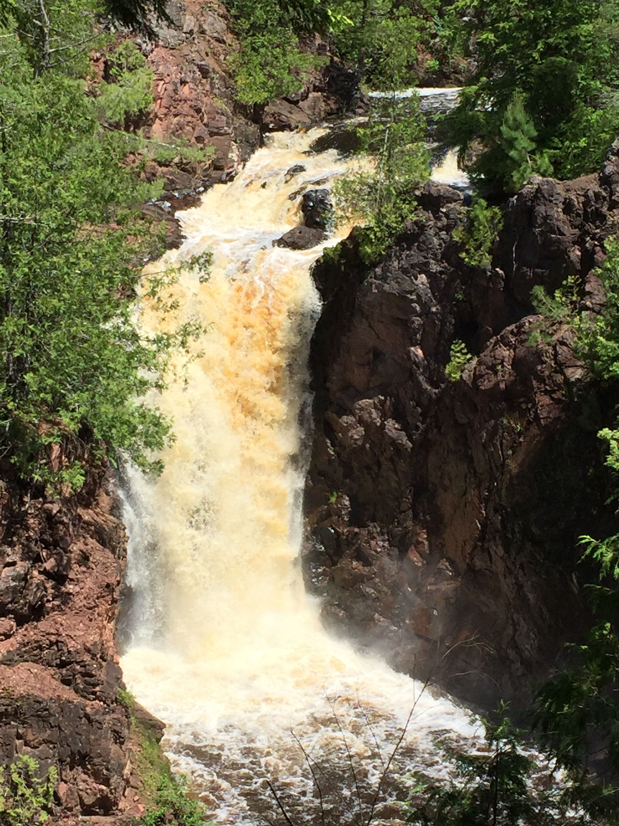 Another beautiful waterfall in Copper Falls.