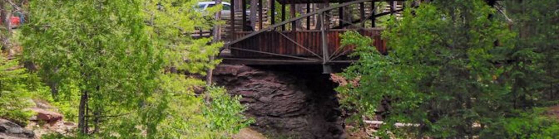 Horton Covered Bridge - A must see attraction that has been here 90 years. Also called a Bowstring bridge. Constructed
With arched beams secured with hooks and clips rather
than rivets and bolts. #history